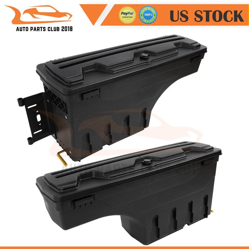 Pair Truck Bed Storage Tool Box for Chevy Silverado 1500 GMC Sierra (2007–2019)