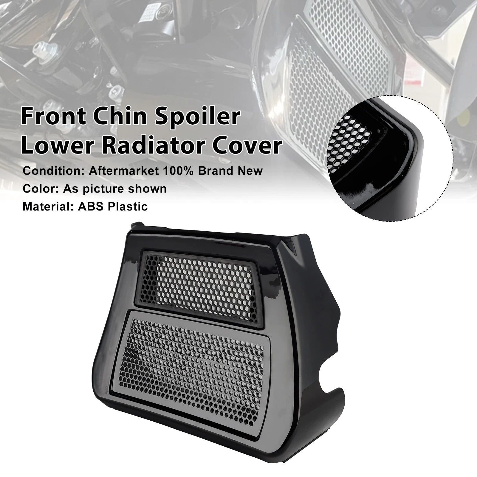 Lower Chin Spoiler Radiator Guard Cover for CVO Street Glide FLHXSE (2023–2025)