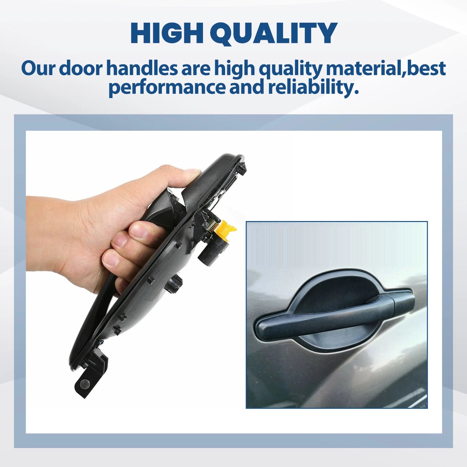 Set of 4 Exterior Door Handles for Mitsubishi Endeavor (2004–2011)