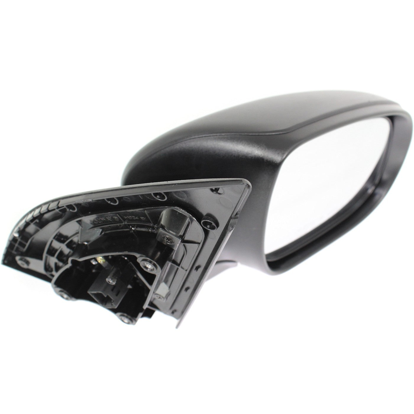 Power Mirror for Hyundai Accent Hatchback (2010–2011) Right Textured Black