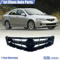 Front Bumper Grille Gloss Black for Acura TSX (2006–2008)