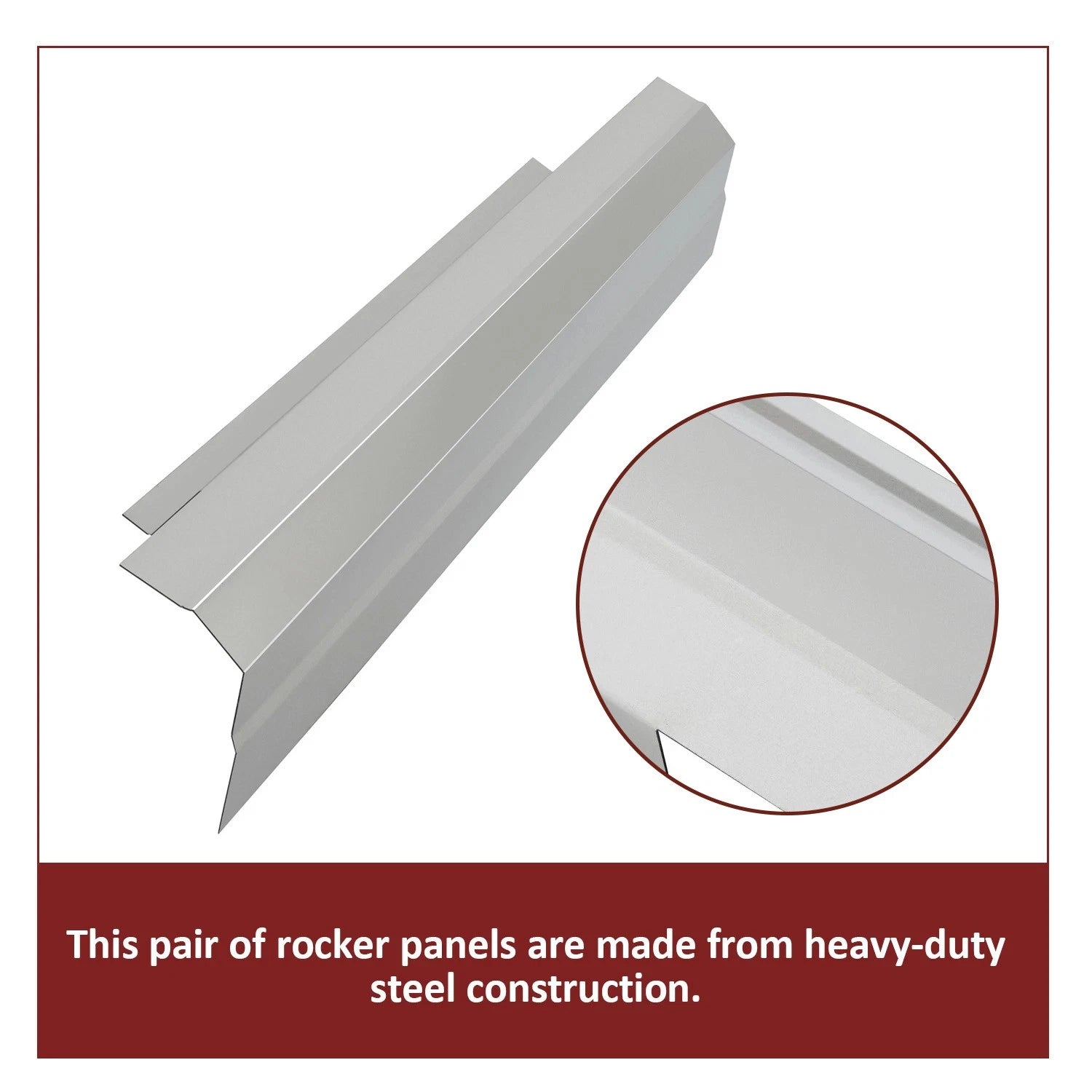 Slip-on Rocker Panels for Chevy Silverado 1500 (2007–2013)