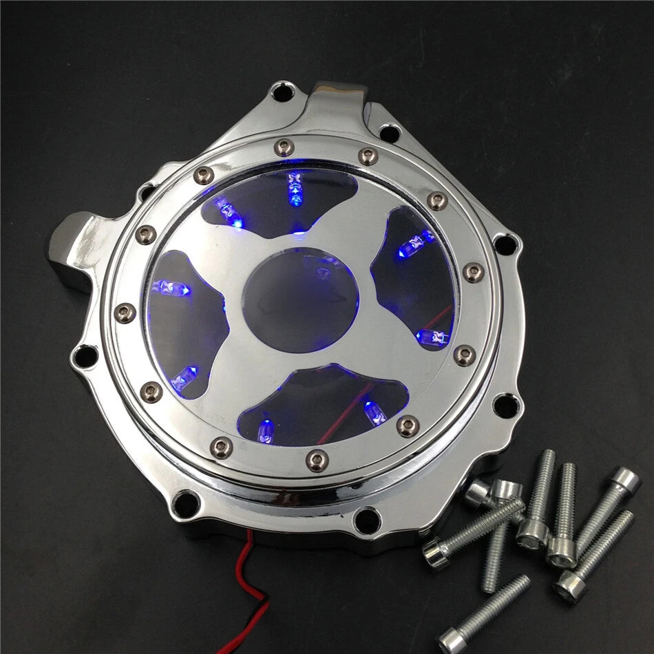Engine Stator Cover for Honda CBR1000RR (2004–2007) CB1000RA (2008–2024) Blue LED