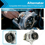 12V 40A Alternator for Kubota D902-E V1505 (1984–2007)