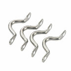 6 Pack Stainless Steel Bimini Boat Top Pad Eye for Marine Use