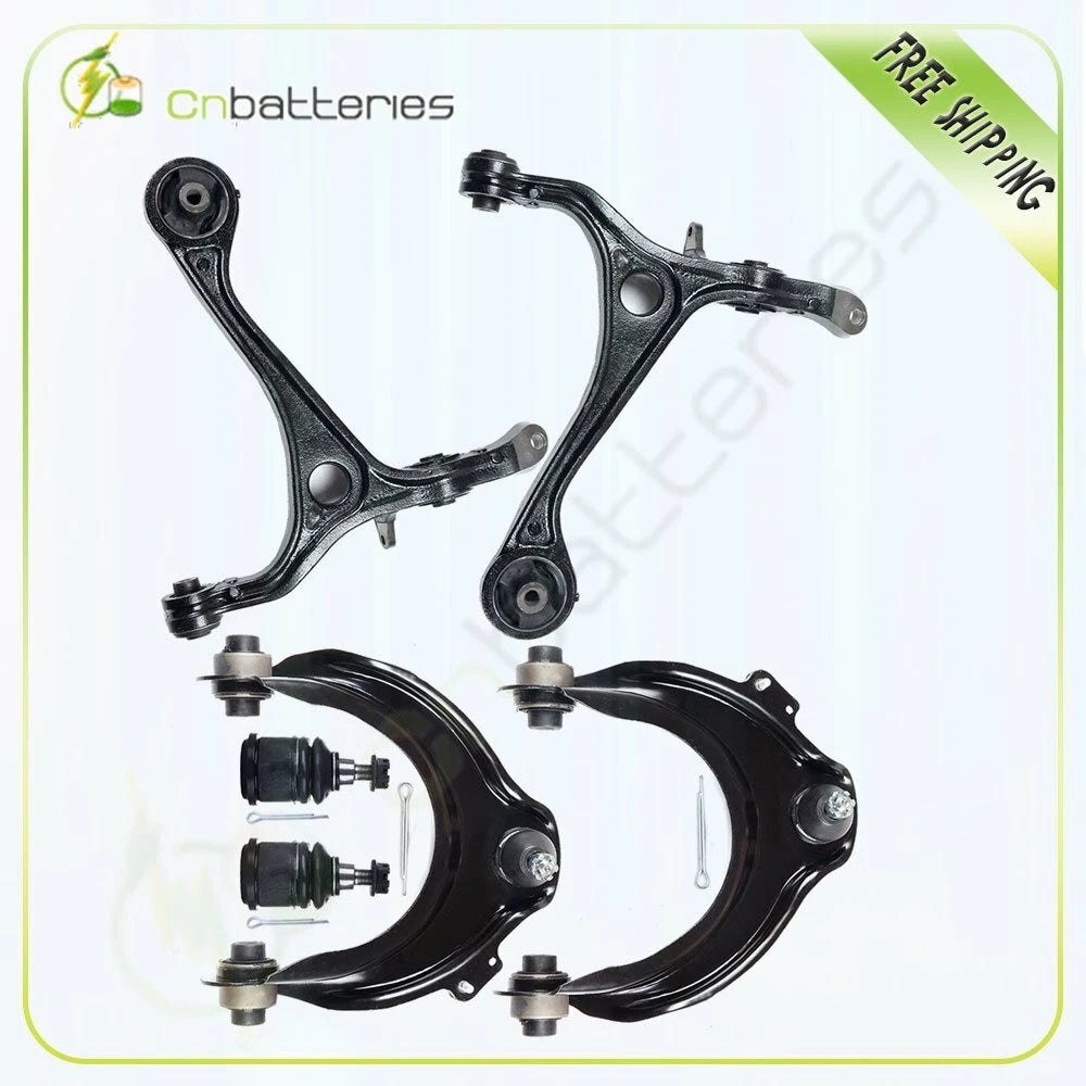 Set of 6 Suspension Upper Lower Control Arm Ball Joints for Acura TSX (2004–2008)