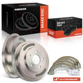 Brake Drums + Ceramic Brake Shoes for Chevy Cobalt HHR (2009–2010)