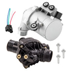 Electric Water Pump + Thermostat Kit for BMW 328i 528i 530xi 525xi X3 X5 (2007–2013)