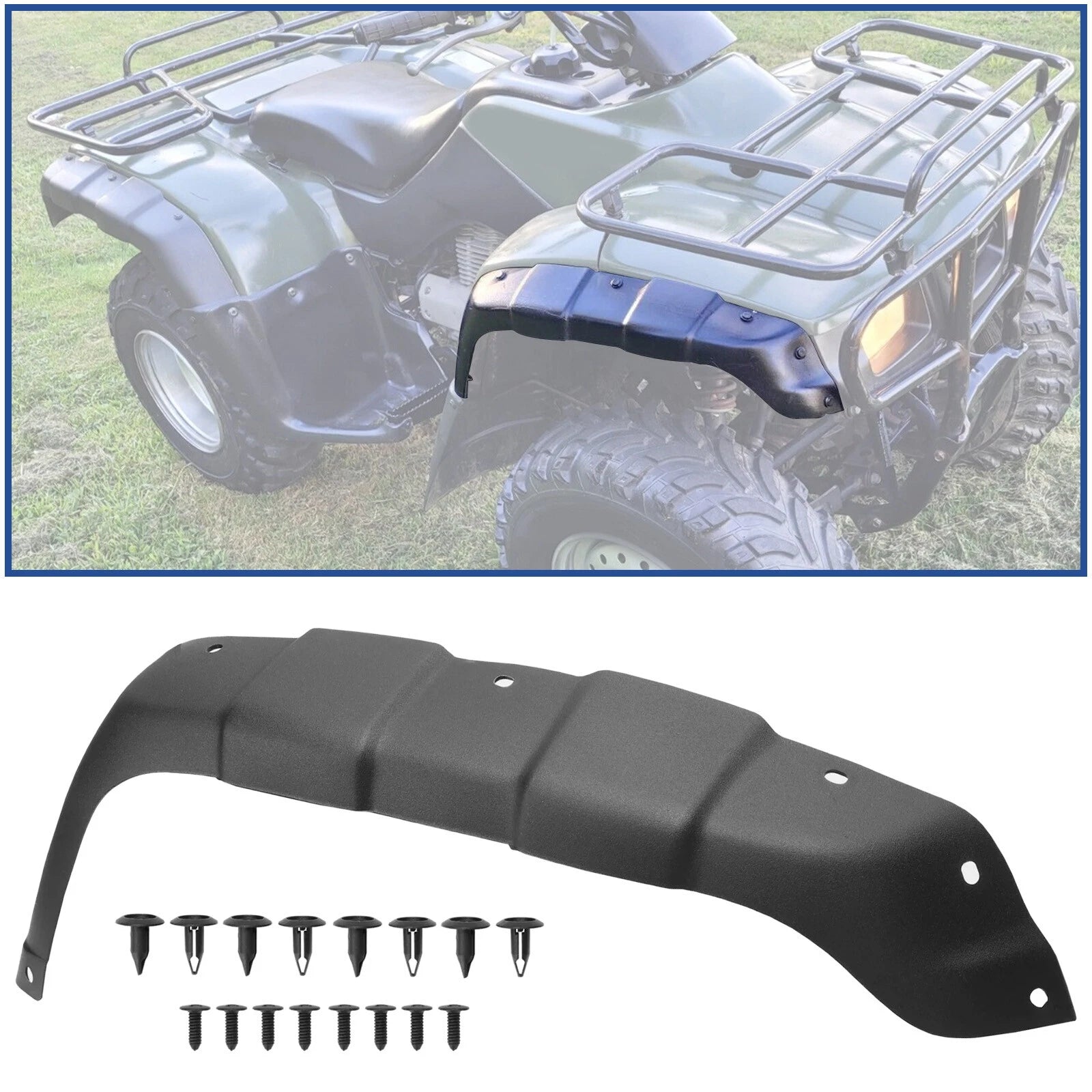 Front Right Fender Splash Guard for Honda TRX350TM TRX350TE TRX350FM (2000–2003)