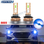 Ice Blue 9005 9011 LED High Beam Headlight Bulbs for Hyundai (2017–2024)