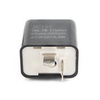 Adjustable LED Flasher Relay for Turn Signal Light - Black