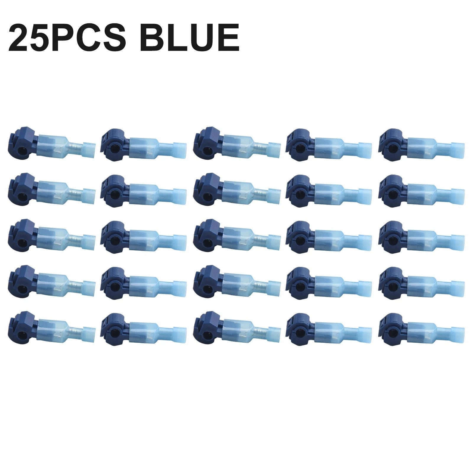 25 Male Spade Connector Terminals for Various Applications (1.75-2.5mm²)