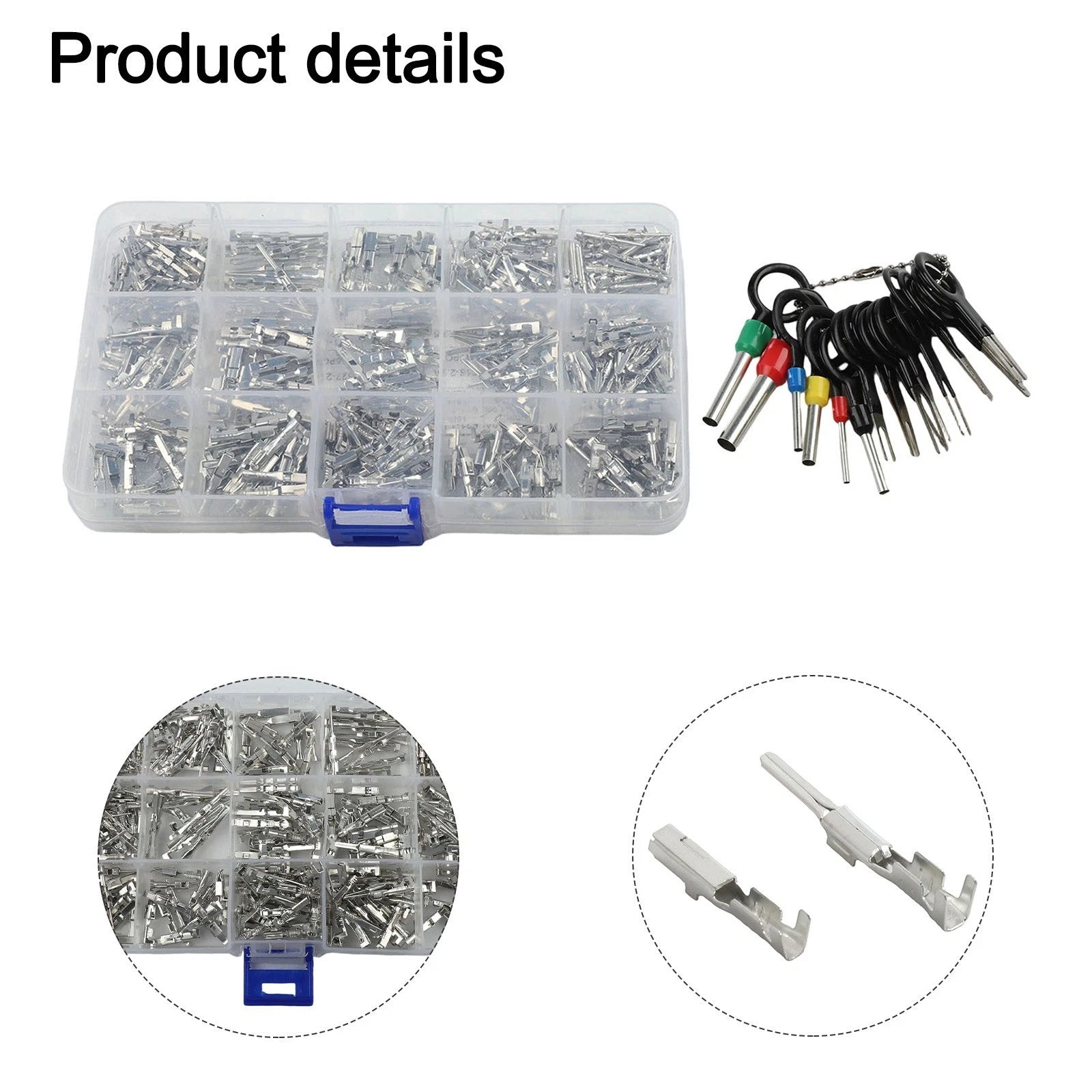 345 Terminal Pins Kit with Removal Tool for Quick Connections