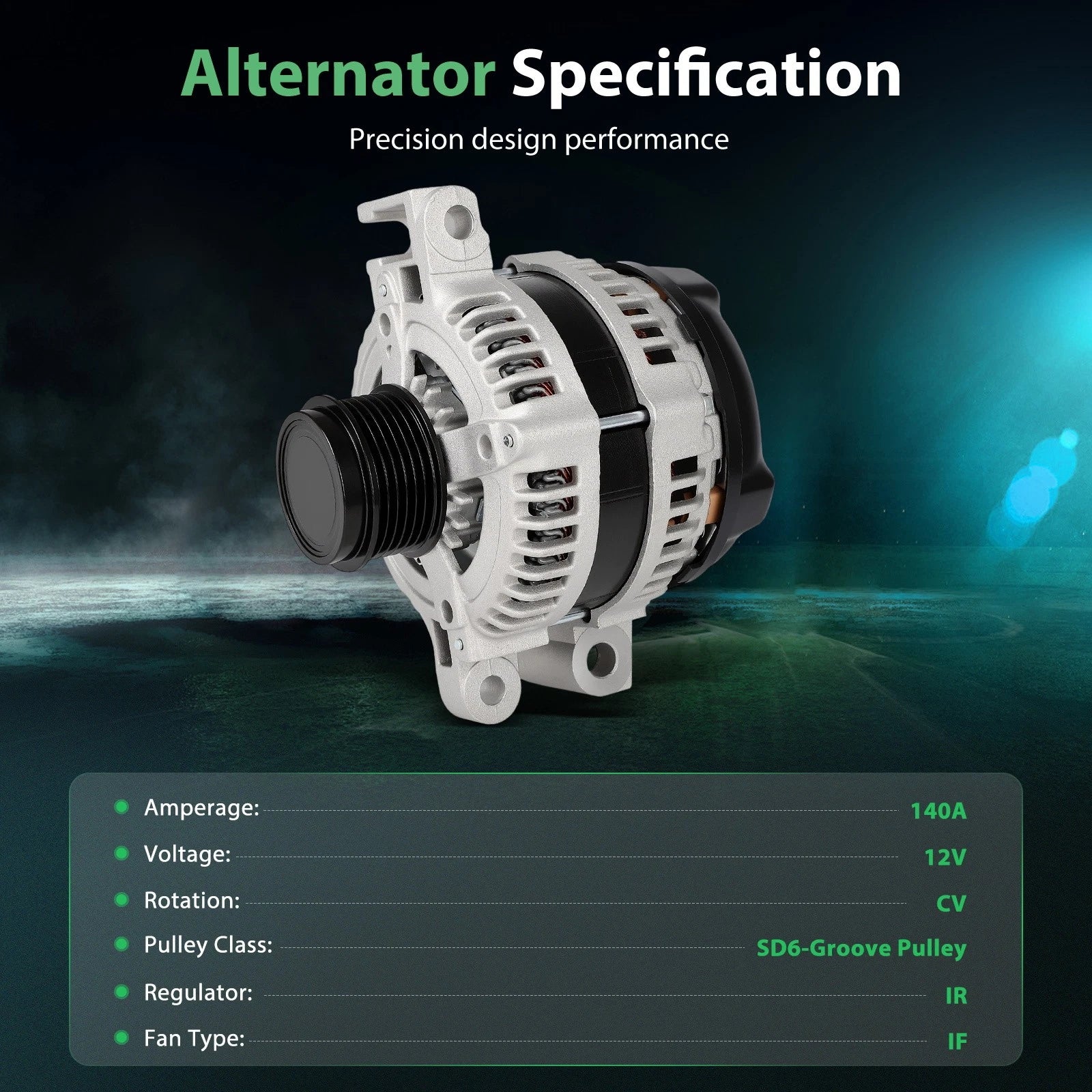 140A Alternator for Chevrolet Camaro 2012–2015