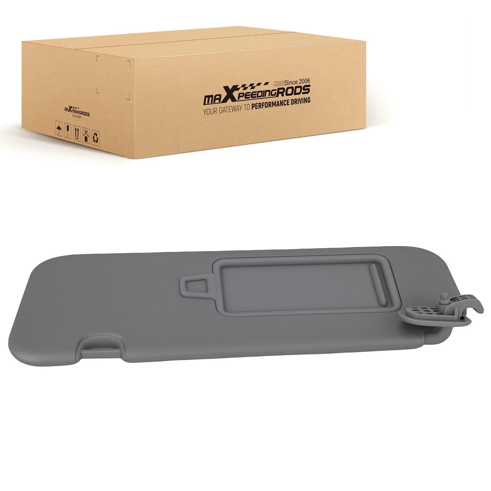 Driver Side Gray Sun Visor for Hyundai Elantra (2016-2019)