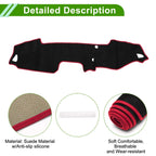 Dashboard Cover Mat for Mazda MX-5 ND RF Miata (2015–2020) Black Red