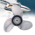 14x19 Stainless Steel Propeller for Suzuki Outboard DF 50-140 HP (15 Spline)
