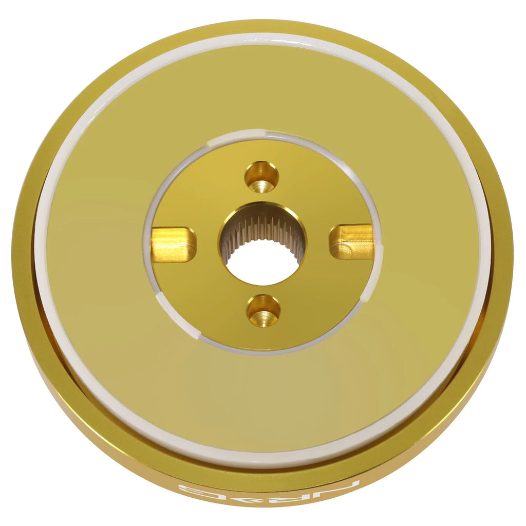 NRG Chrome Gold Steering Wheel Hub Adapter for Mazda RX-7 RX-8 Protege (1986–2010)