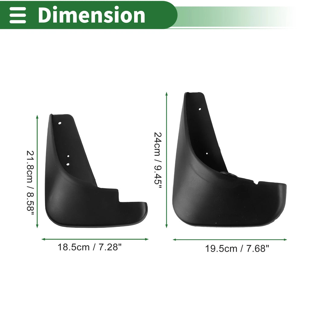 Mud Flaps Splash Guards for Buick Excelle (2008–2017) W/ Mount Accessories