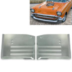 Set of 2 Front Floor Pans LH & RH for Chevy All Models (1955–1957) Zinc-Plated