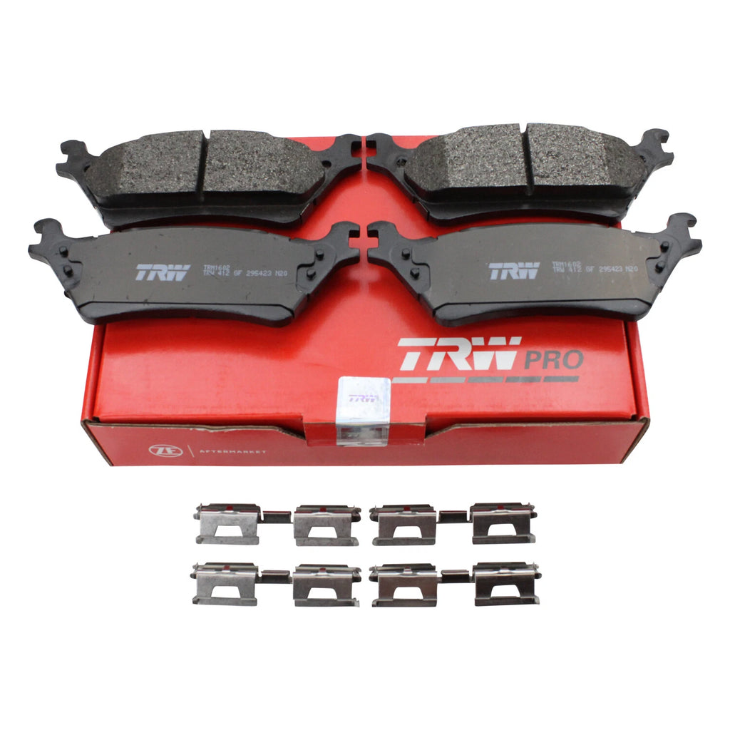 TRW Pro Rear Metallic Slotted Brake Pads for Ford F150 (2015–2023)