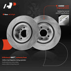 Rear Disc Brake Rotors for BMW X3 X4 (2011–2018) 330mm