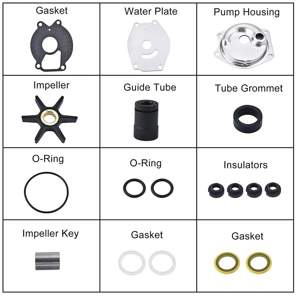 Water Pump Repair Kit 46-99157T2 for Mercury Mariner 15-25HP (2-Stroke)