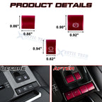 Gear Shift Panel & Handbrake Button Cover Trim for Toyota Highlander (2020-2024)