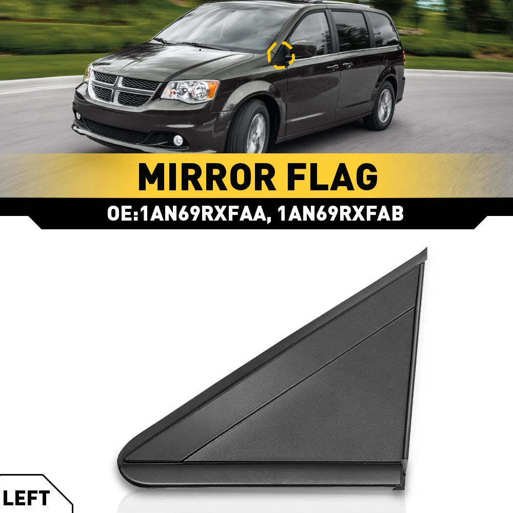 Left Driver Side Mirror Trim for Dodge Grand Caravan (2008–2020)