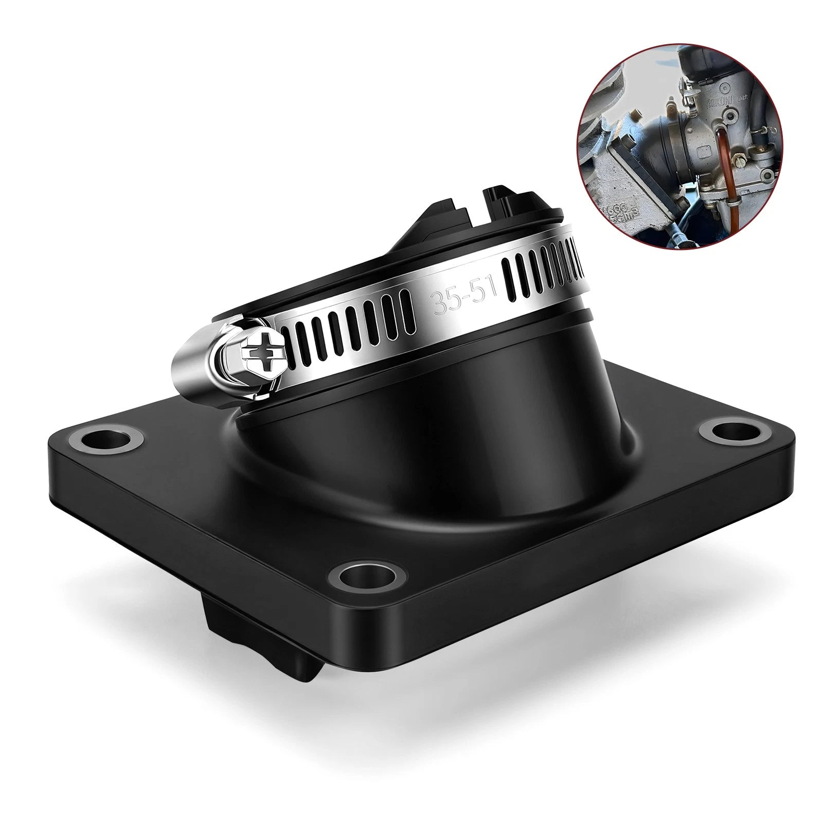 Intake Manifold Carburetor Boot for Yamaha YZ250 YZ465 IT465 (1980–1982)