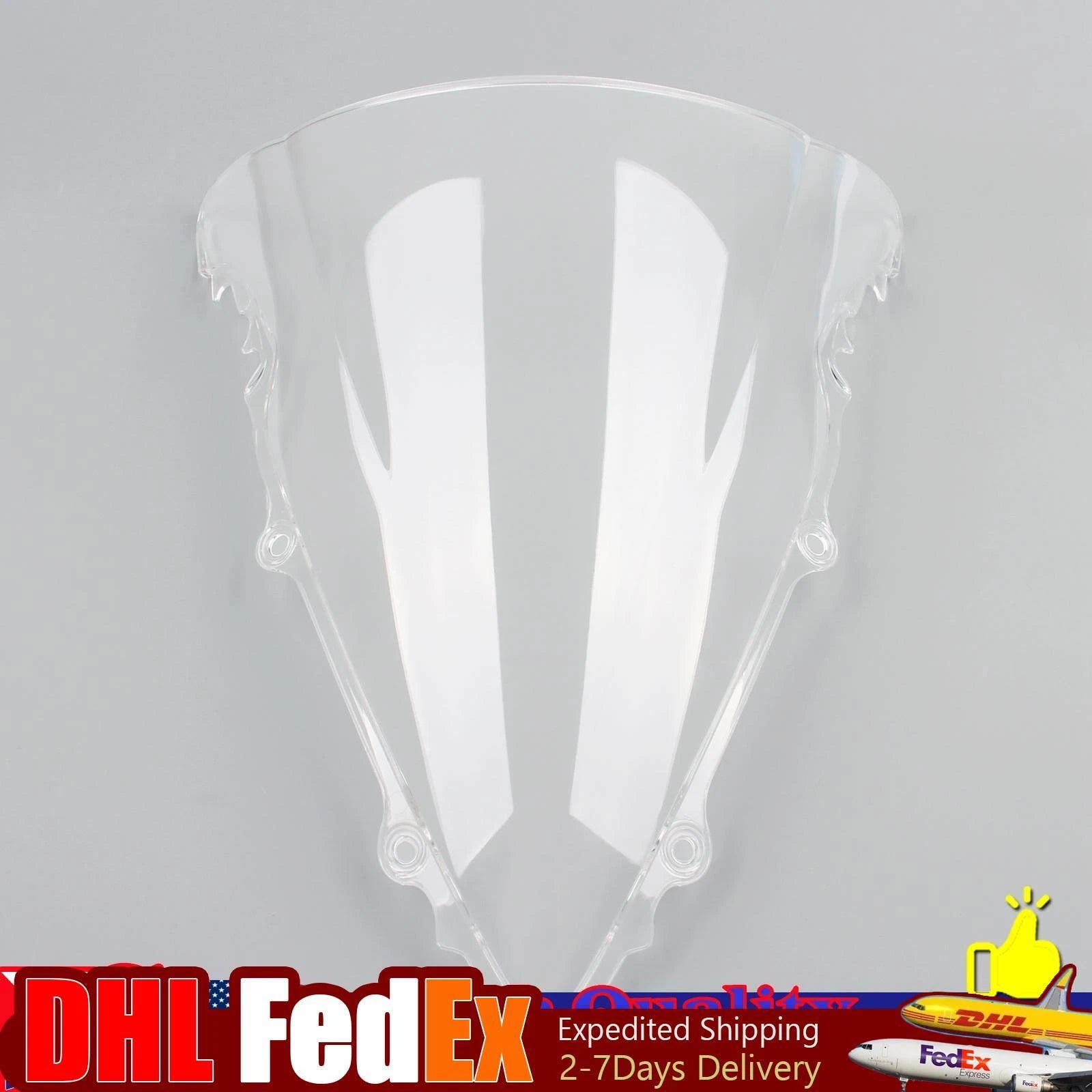Double Bubble Windscreen for Yamaha YZF R6 (2003–2005) R6S (2006–2009) Clear