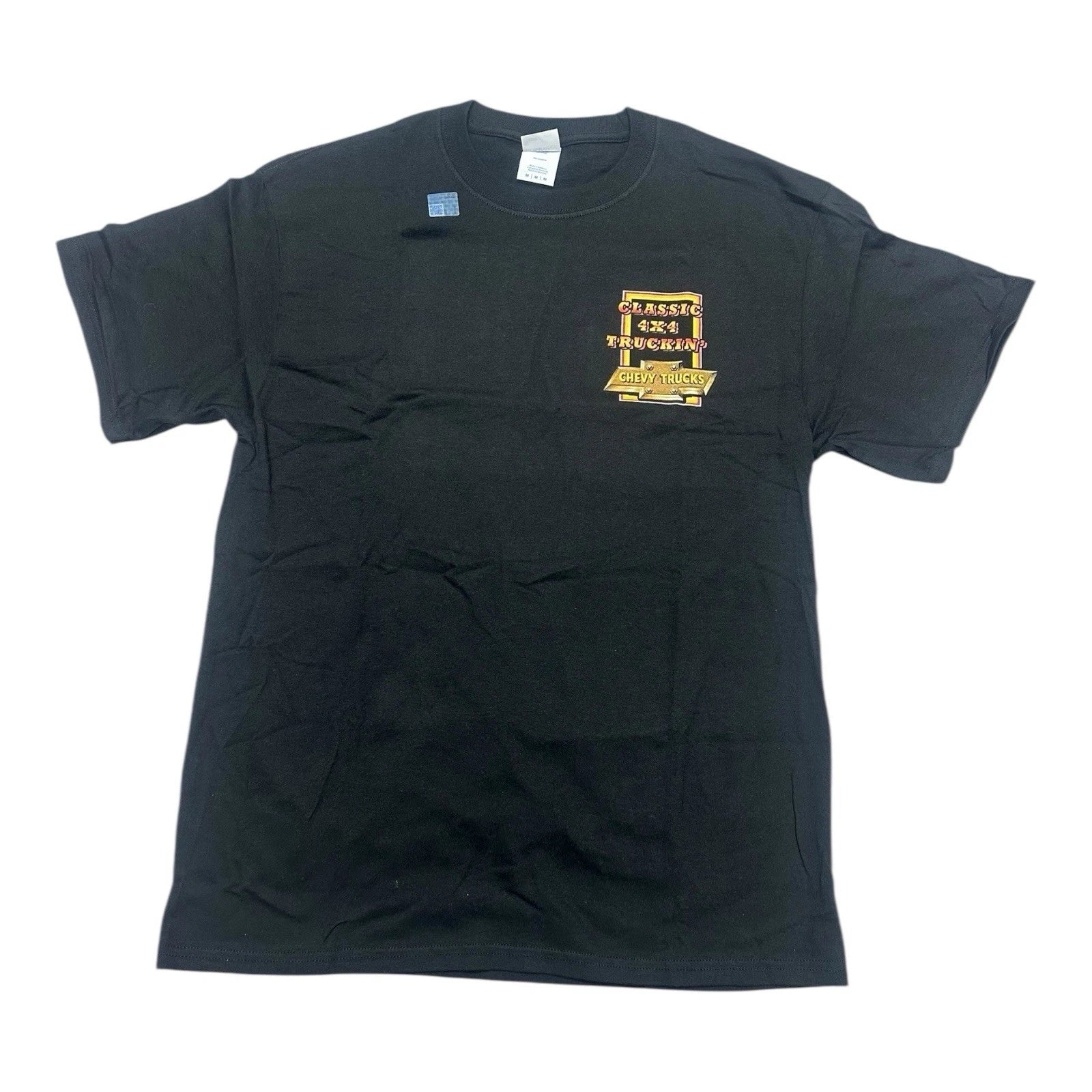 Black T-Shirt Licensed for Chevy Squarebody 4X4 (1973–1987)