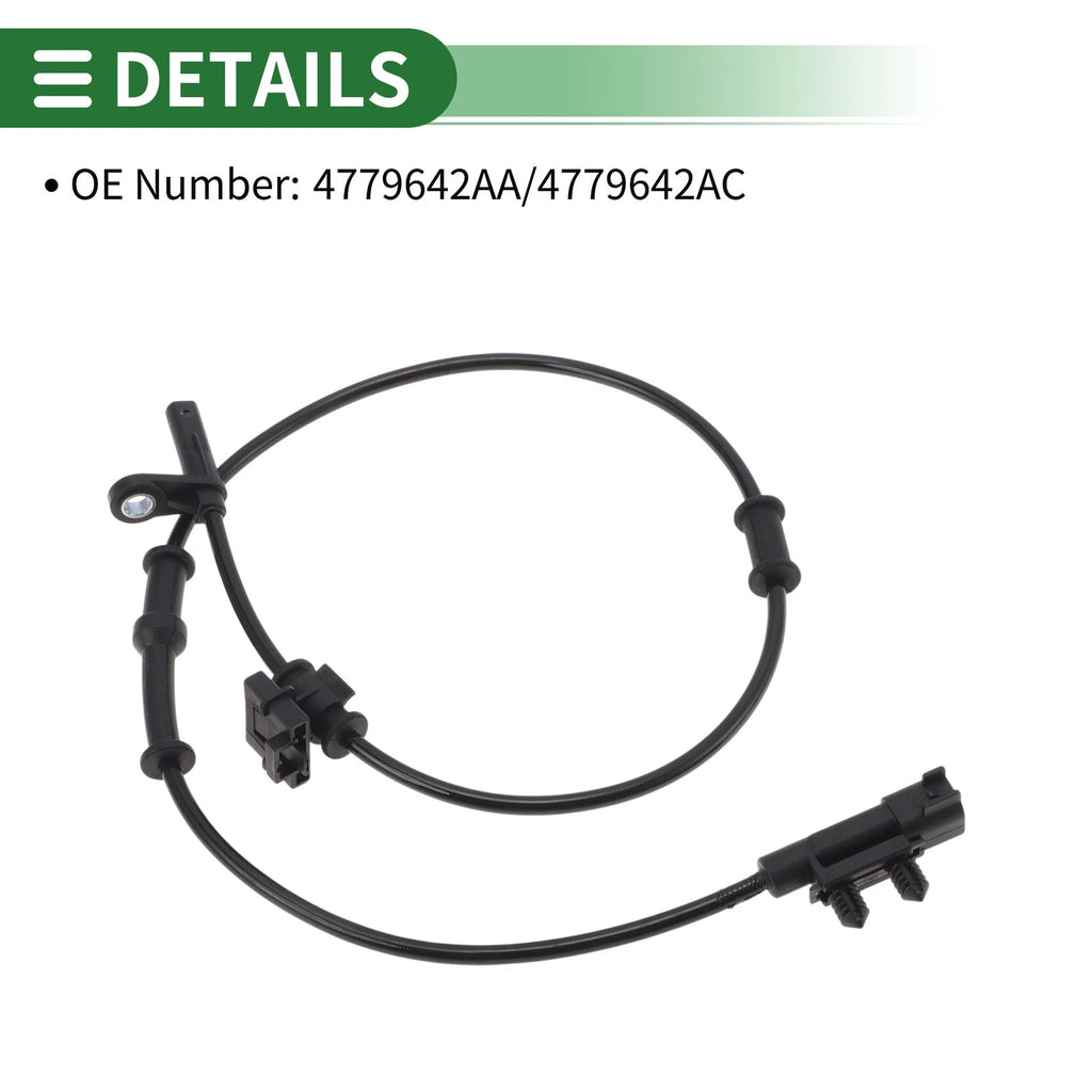ABS Wheel Speed Sensor No. 4779642AA for Dodge Challenger (Year Range)