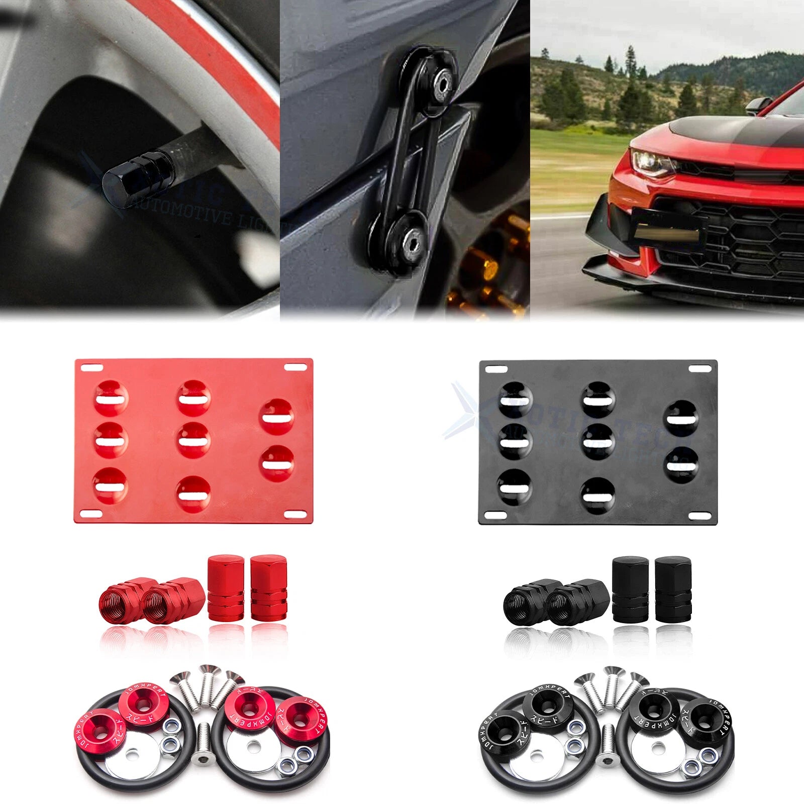 Tow License Plate Air Valve Release Fastener for Chevrolet Camaro (2016–2024)