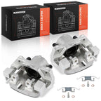 2X Brake Caliper with Bracket for BMW 525i 2001–2003 528i 2001–2003