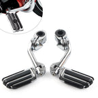1-1/4" Highway Engine Guard Long Angled Foot Pegs for Harley Iron XL (2014–2023)