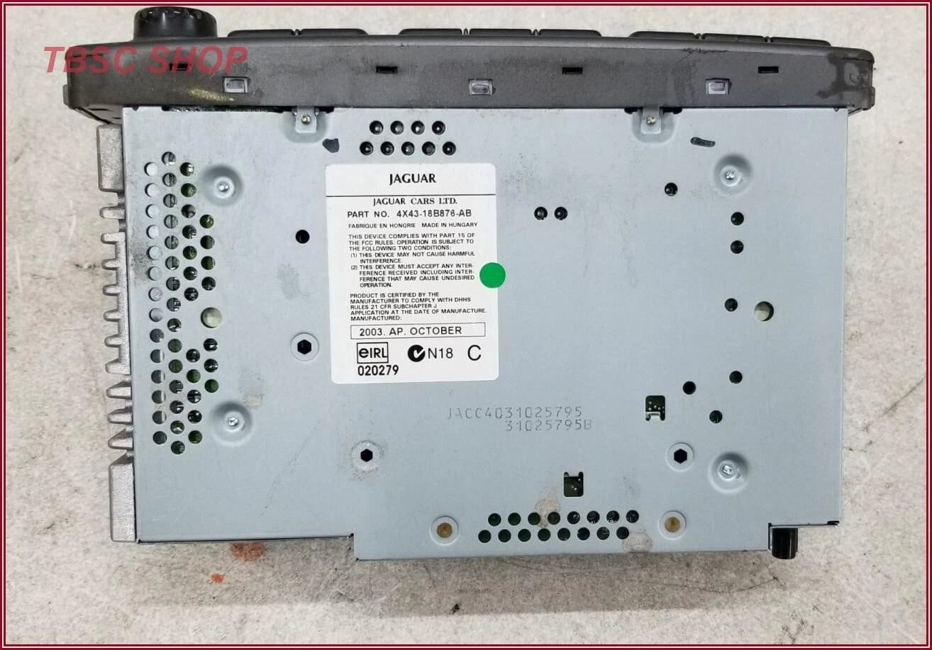 AM FM Radio CD Player for Jaguar X-Type (2004–2008) 4X43-18B876-AB