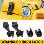 Hood Latch Lock Catch Kit for Jeep Wrangler JK JKU (2007–2018) LH & RH