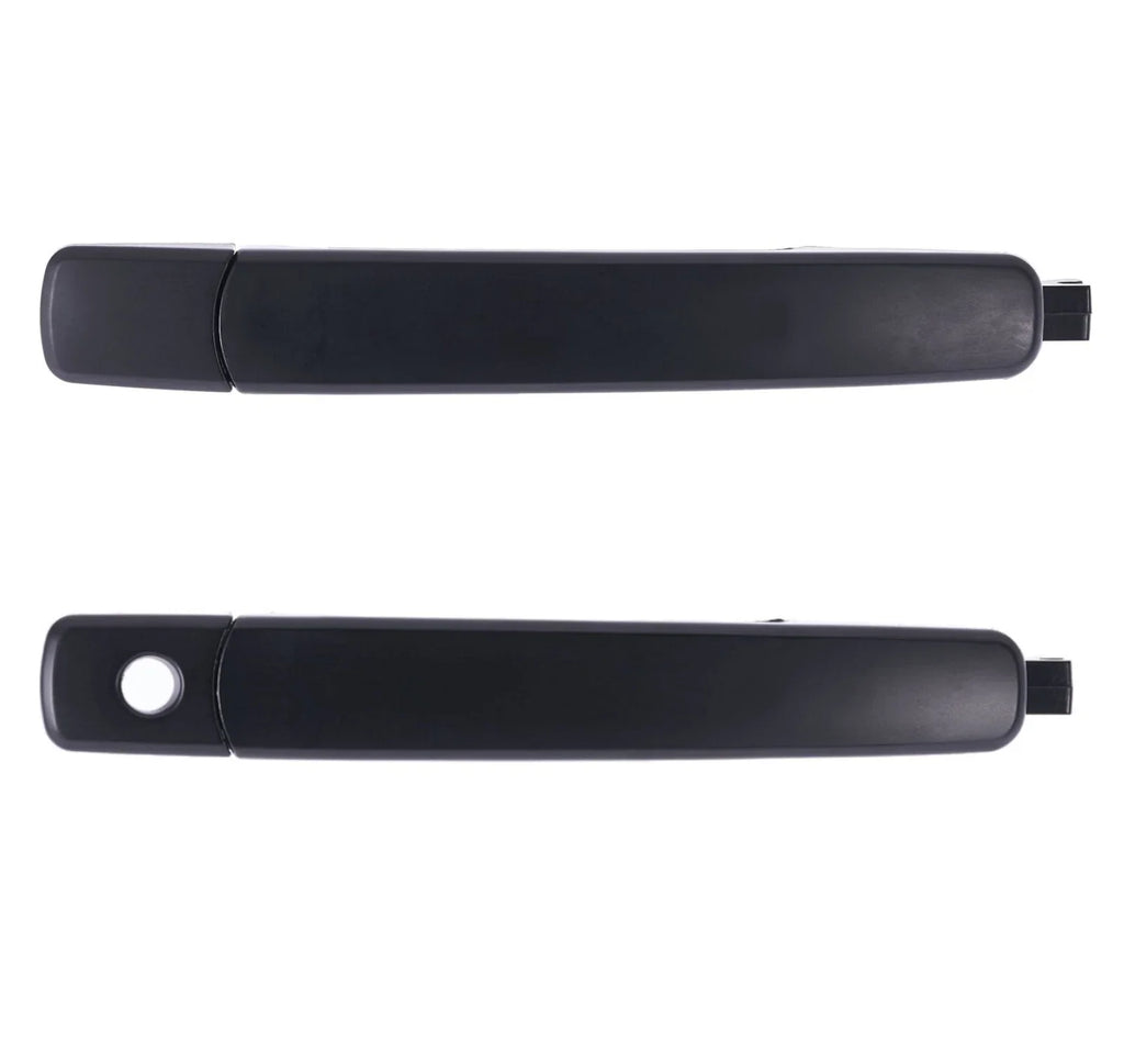 2 x Front LH+RH Primed Black Outer Door Handle for Nissan X-Trail (2007–2014)