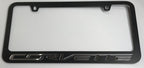 License Plate Frame Black Premium Chrome Emblem for C7 Corvette (2014–2019)