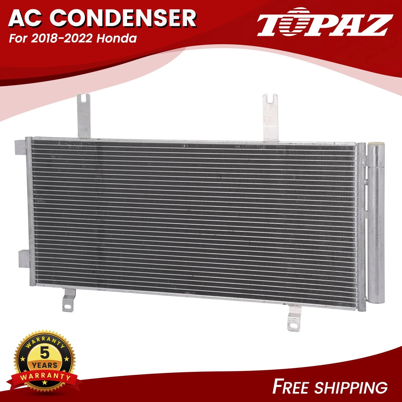 Aluminum AC Condenser for Honda (2018–2022)