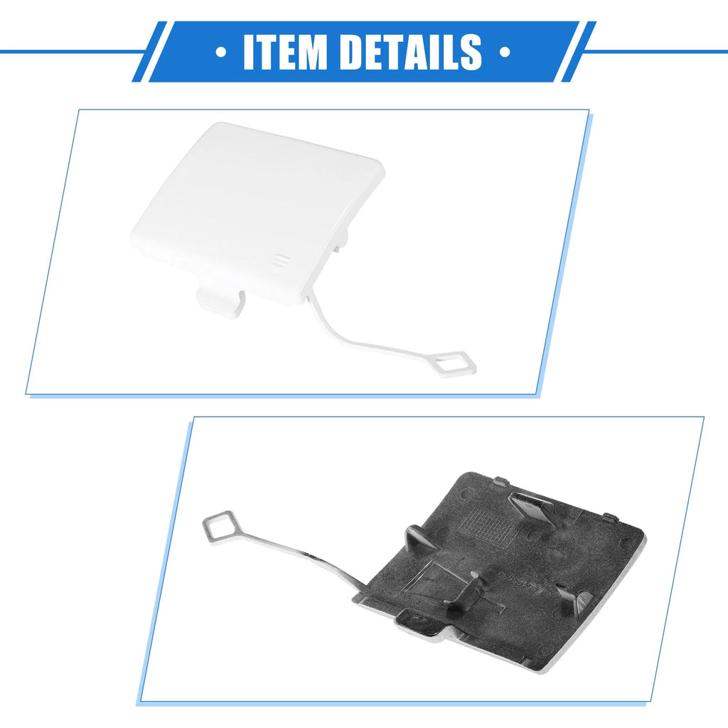 Tow Hook Eye Hole Cover Cap for Mercedes-Benz R350 (2011–2012) White