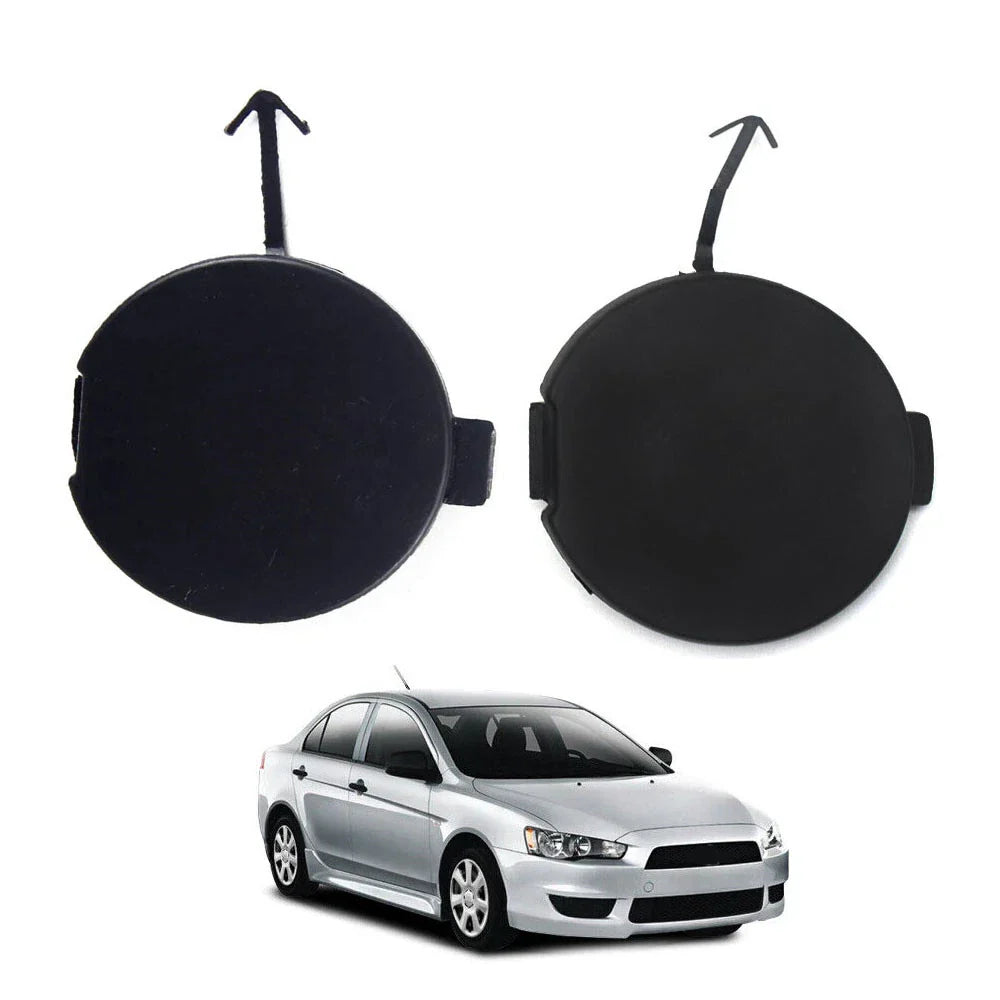 Tow Hook Cover Caps for 2008-2016 Mitsubishi Lancer Front & Rear