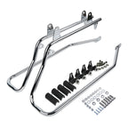 Saddlebag Conversion Brackets Set with Hardware for Harley Softail