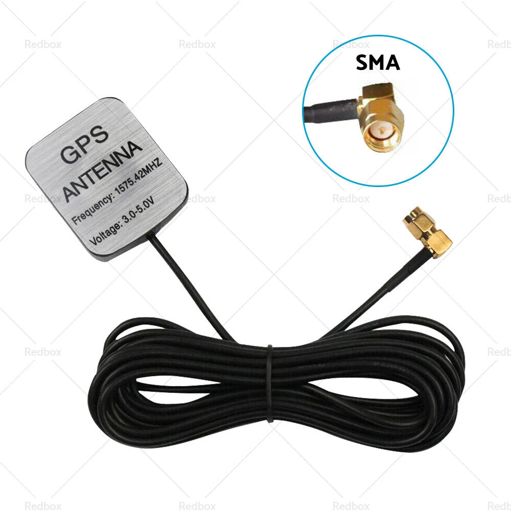 GPS Antenna SMA Active Aerial Cable for Car DVD Head Unit (2002–2019)