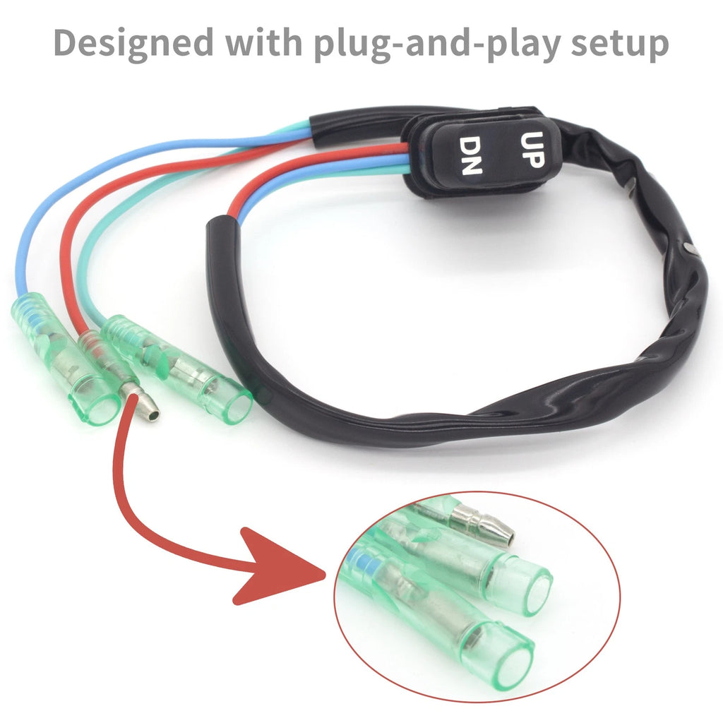 Power Trim Tilt Switch 87-18286A43 for Mercury Remote Control Box (1987–1999)