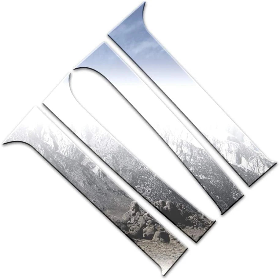 Luxury FX Chrome Pillar Post Trim 4pc for GMC Yukon (2007–2014)
