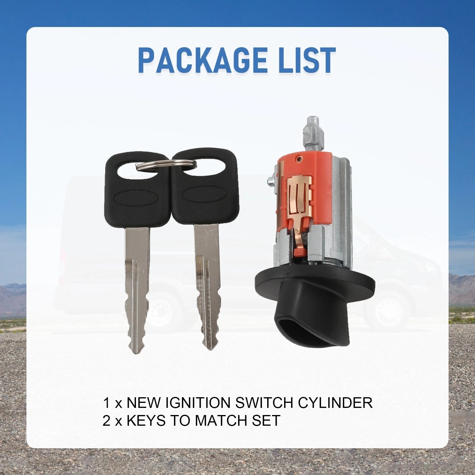 Ignition Switch Lock Cylinder Kit for Chevy Ford GMC Ranger F250