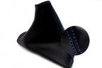 Emergency Brake Boot for Volvo S60 (2005–2008) Blue Stitch Leather Synthetic