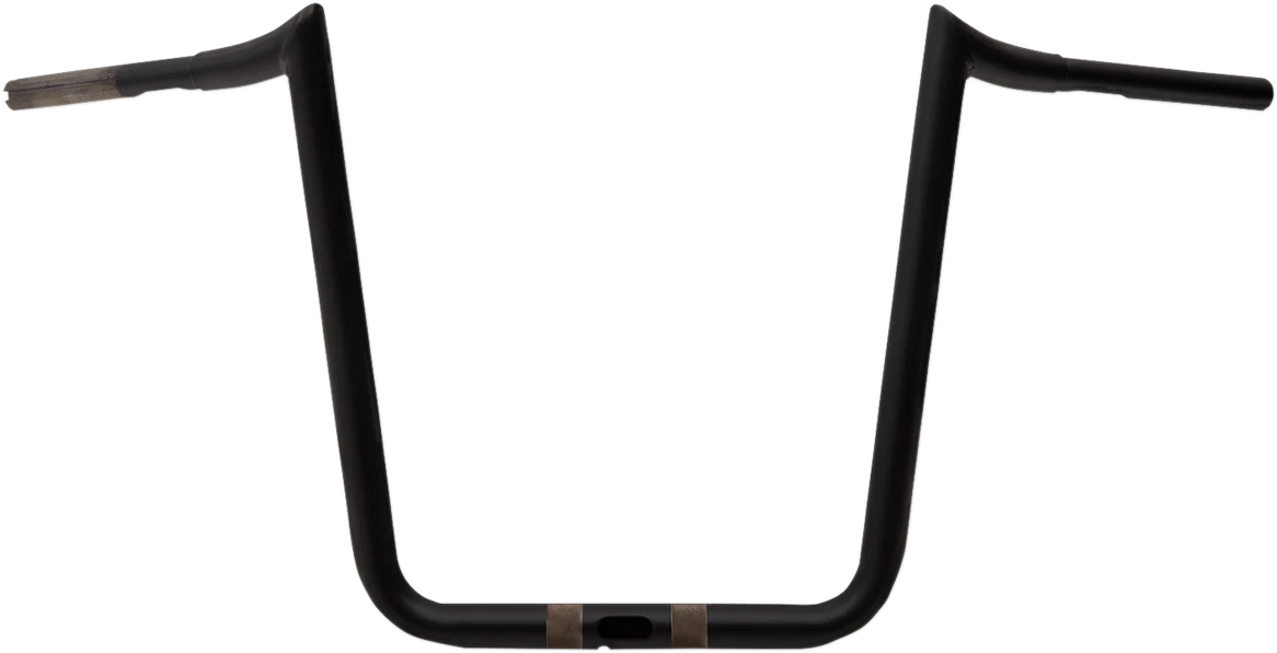 1-1/4" Hefty Prime Ape Handlebar for Harley (16", Matte Black, LA-7353-18M)